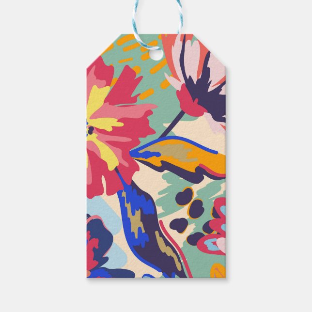 Etiquetas Para Regalos tendencia moda femenina de otoño trendy reina suda (Anverso)