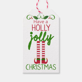 Etiquetas Para Regalos Tener Navidades de Holly Jolly - Casero