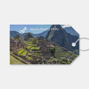 Etiquetas Para Regalos Texto personalizado Perú Machu Picchu