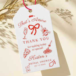 Etiquetas Para Regalos That's Amore Italian Bridal Shower Favor Gift Tag