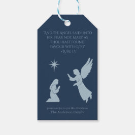Etiquetas Para Regalos The Annunciation Gift Tag – Angel Gabriel and Mary