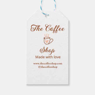 Etiquetas Para Regalos The coffee shop and website social media business