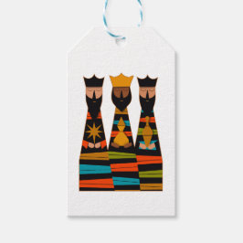 Etiquetas Para Regalos Three Wise Men Modern Mid-Century