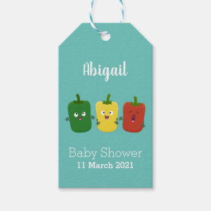 Etiquetas Para Regalos Tía de pimiento picante capsicum trío canto person