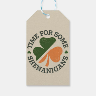 Etiquetas Para Regalos Tiempo de San Patricio para algunas travesuras de