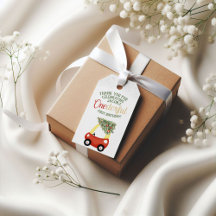 Tiempo Maravilloso Del Año Coche rojo 1er Cumpleañ