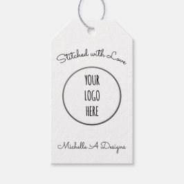 Etiquetas Para Regalos Tienda artesanal de costura / bordado con logotipo