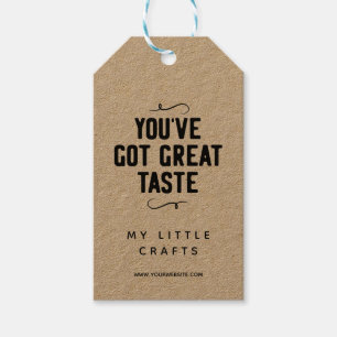 Etiquetas Para Regalos Tienes Un Buen Gusto Pequeño Negocio