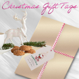 Etiquetas Para Regalos Tini Bit Merry Martini Office Christmas Santa