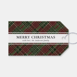 Etiquetas Para Regalos Tipografía simple Navidades rojos con leche en búf