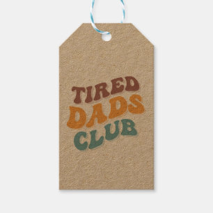 Etiquetas Para Regalos Tired Dads Club Funny