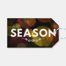 Etiquetas Para Regalos 'Tis The Season Holiday Gift Tags