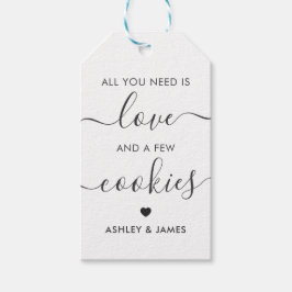 Etiquetas Para Regalos Todo lo que necesitas es amor y unas cuantas galle