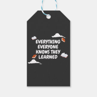 Etiquetas Para Regalos Todo Lo Que Sabes, Aprendiste