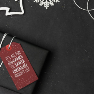 Etiquetas Para Regalos Todos son Navidades de la lista de traviesos de ju