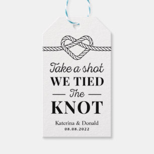 Etiquetas Para Regalos Toma un tiro que atamos al Boda del nudo