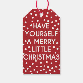 Etiquetas Para Regalos Tómate Navidades, Polka Dot