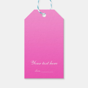 Etiquetas Para Regalos Tono de Rosa Simple Minimalismo Favor Moderno de F