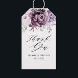 Etiquetas Para Regalos Tonos de Floraciones de Púrpura Polvorienta Boda F<br><div class="desc">La etiqueta de regalo de boda floral elegante y moderna de mediados de verano presenta un ramo de rosas de acuarela peonías en tonos de ciruela púrpura, rosa polvorienta, rosa polvorienta, malva, salvia con hojas botánicas verdes exuberantes y eucalipto. Por favor, busque más diseños y variaciones coincidentes en mi tienda...</div>