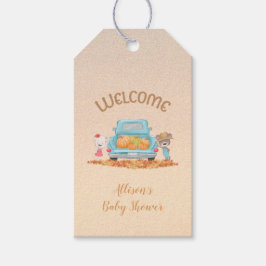 Etiquetas Para Regalos Toques de rompecabezas en otoño en el Personalizad