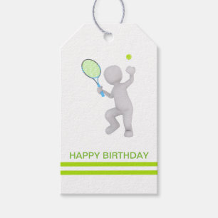 Etiquetas Para Regalos Torneo de tenis Jugador de tenis Racket Personaliz