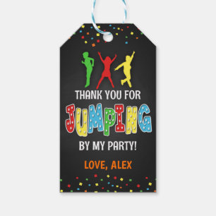 Etiquetas Para Regalos Trampoline Birthday Party Favorito Tag - Boy