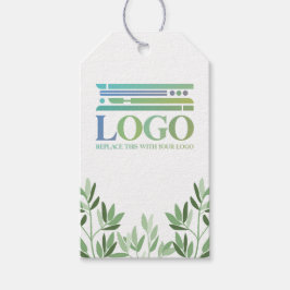 Etiquetas Para Regalos Tranquila vegetación suave deja tu logotipo y medi
