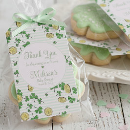 Etiquetas Para Regalos Trepadoras rosadas verdes lindas & Monedas de la s