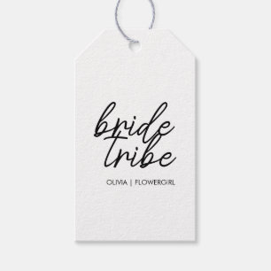 Etiquetas Para Regalos Tribuna de novias   Niña de flores Bodas moderna