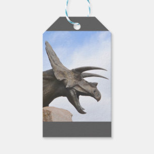 Etiquetas Para Regalos Triceratops Dinosaur