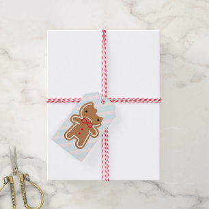 Etiquetas Para Regalos Triste hombre de pan de jengibre