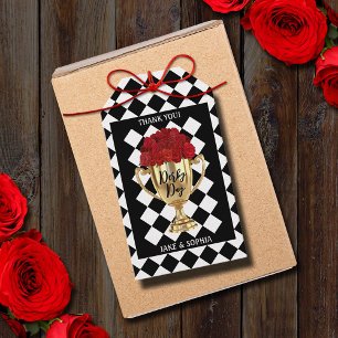 Etiquetas Para Regalos Trofeo del Día Derby y Rosas