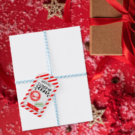 Etiquetas Para Regalos Trozo de carbón divertido funky Navidad amigo secr