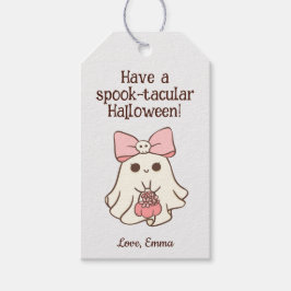 Etiquetas Para Regalos Truco de Halloween editable o trato a Goody Bag Fa