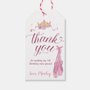 Etiquetas Para Regalos Tutu Ballerina Dance Birthday Gracias