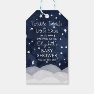 Etiquetas Para Regalos Twinkle Little Star Whimsical Baby Shower