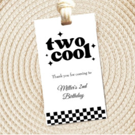 Etiquetas Para Regalos Two Cool 2nd Birthday Thank You Favor Tag