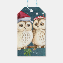 Etiquetas Para Regalos Two cute drawn Owls