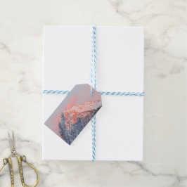 Etiquetas Para Regalos Última luz solar en la montaña Storžič, Eslovenia