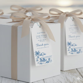 Etiquetas Para Regalos Último brindis en la costa Despedida de soltera Gr