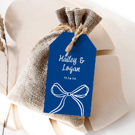 Etiquetas Para Regalos Un Boda divertido moderno con ilusiones brillantes