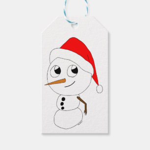 Etiquetas Para Regalos un chibi snowman