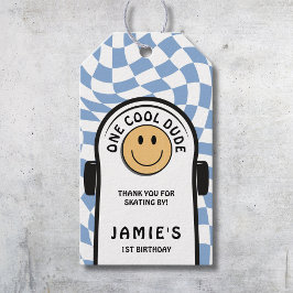 Etiquetas Para Regalos Un Chico Genial Skateboard 1er Cumpleaños GRACIAS