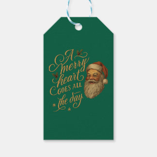 Etiquetas Para Regalos Un corazón alegre va todo el día