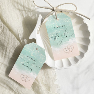Etiquetas Para Regalos Un dulce agradecimiento a la moderna playa de Sand