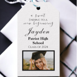 Etiquetas Para Regalos Un dulce final a una nueva foto de graduación