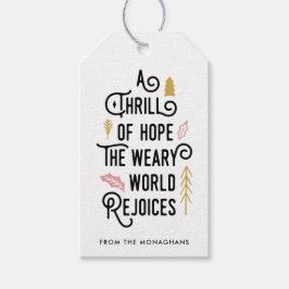 Etiquetas Para Regalos Un júbilo de esperanza