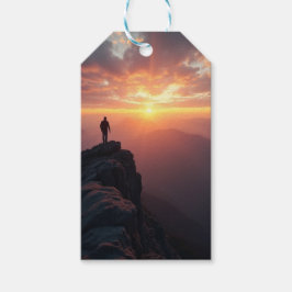 Etiquetas Para Regalos Un majestuoso amanecer visto desde la cima de la m