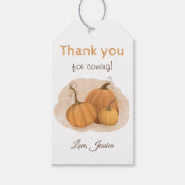 Etiquetas Para Regalos Un pequeño agradecimiento de calabaza