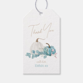 Etiquetas Para Regalos Un pequeño Baby Shower de calabaza cae